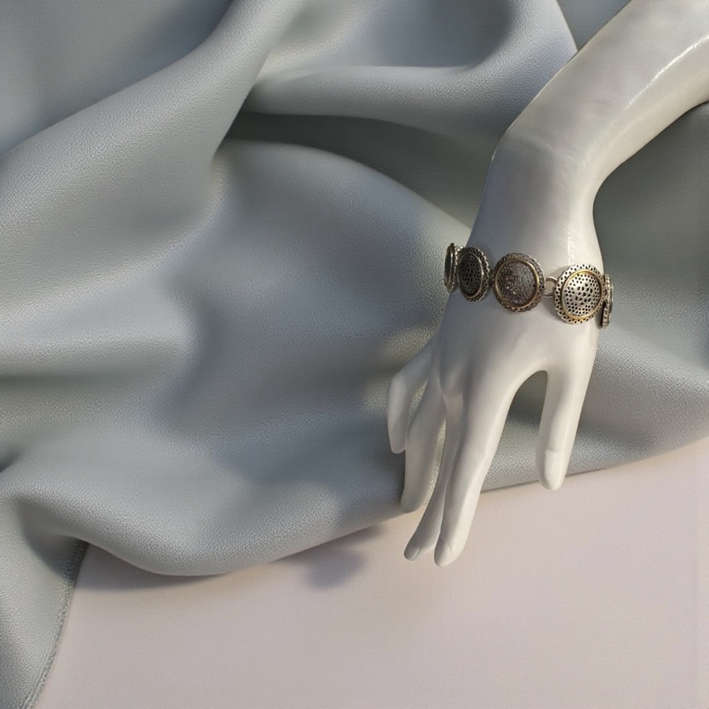 Lucky Brand Silver and Gold Bracelet